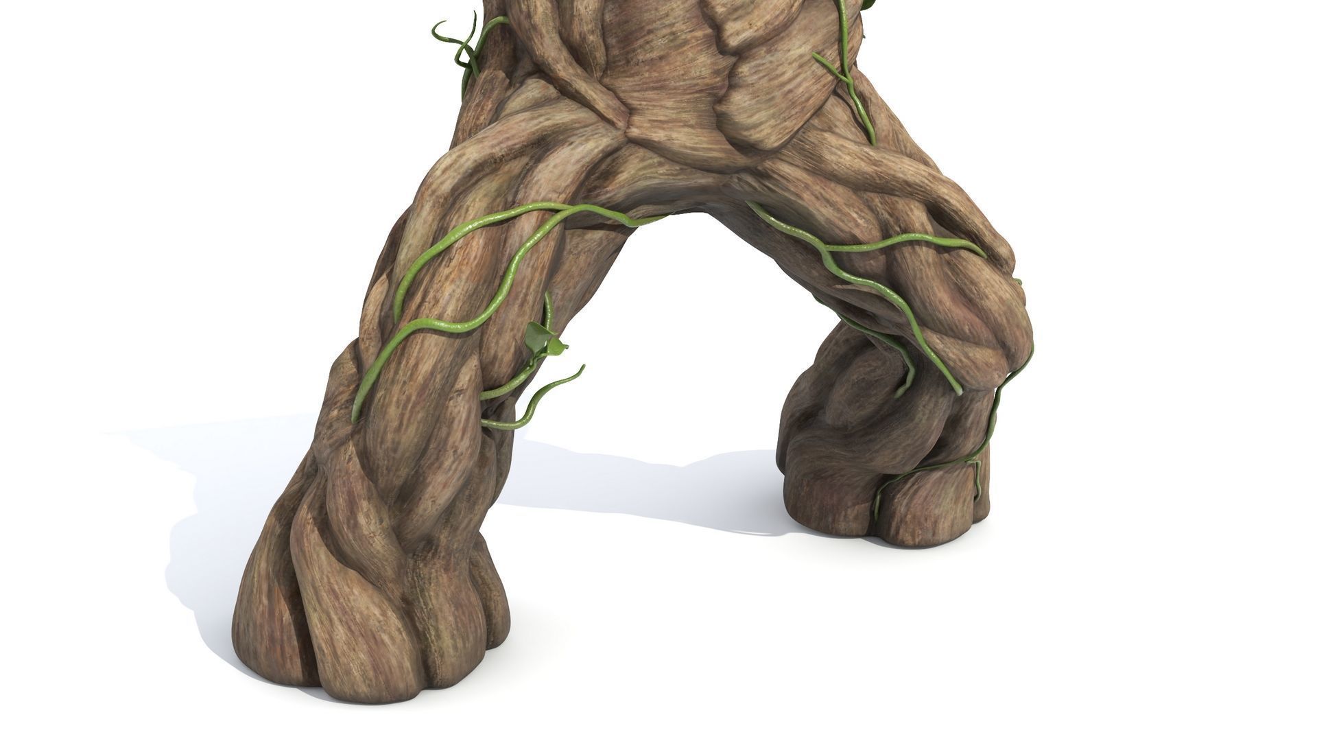 Little Groot Character Dancing Pose for 3D Print 3D print model_12