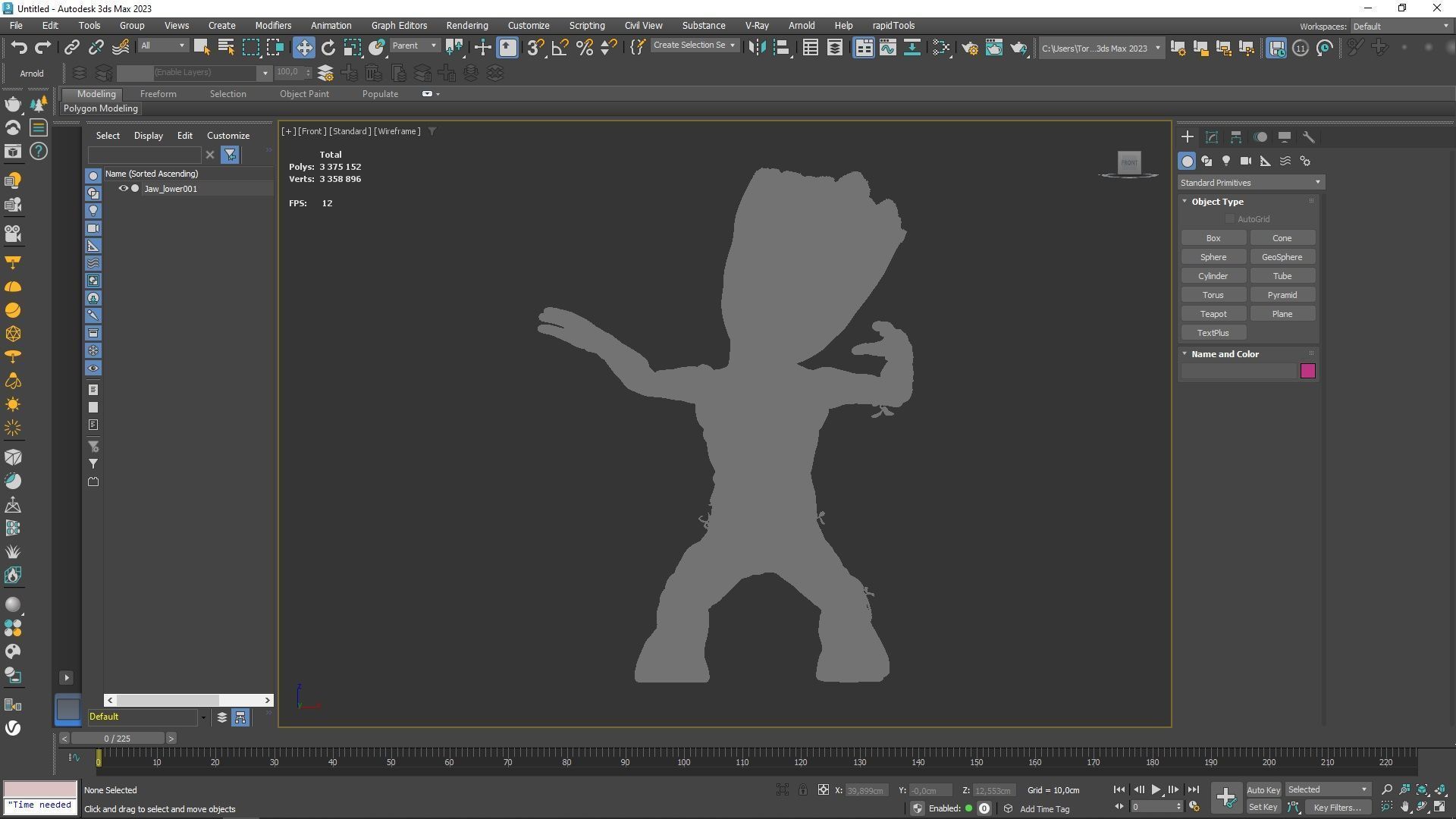 Little Groot Character Dancing Pose for 3D Print 3D print model_14