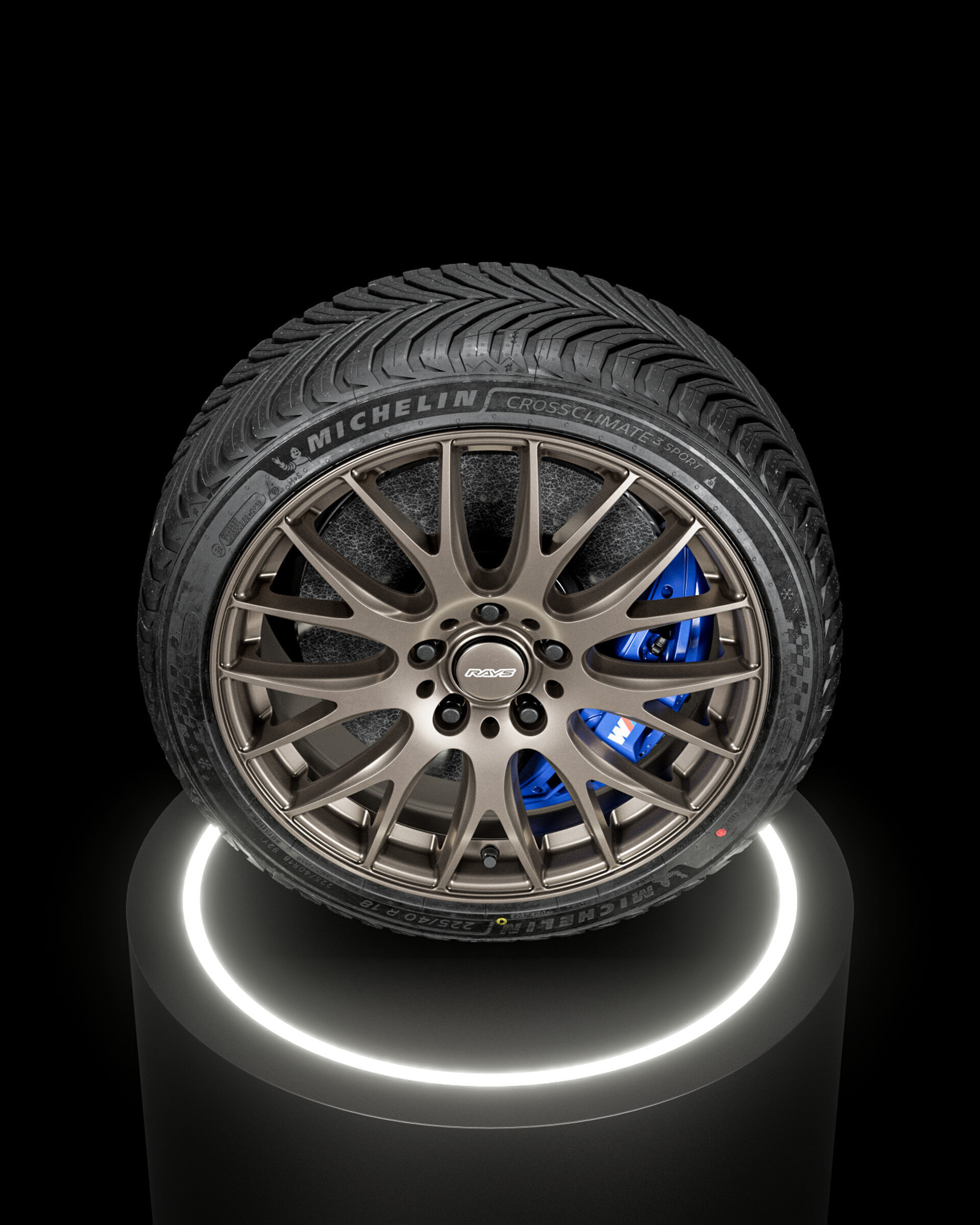 MICHELIN CrossClimate 3 Sport 225 40 R18 3D model | CGTrader