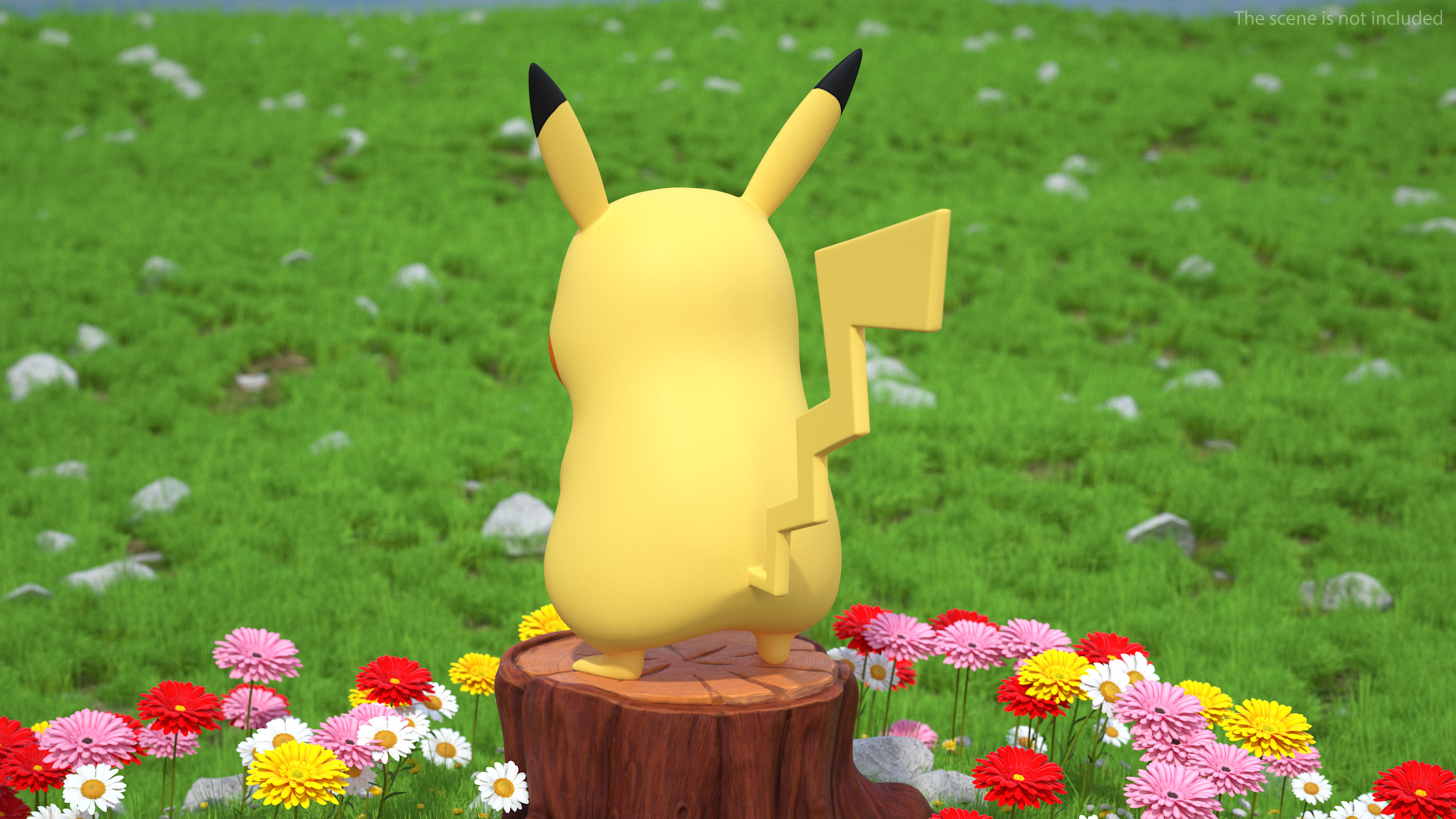 Cartoon Character Pikachu 3D model_1