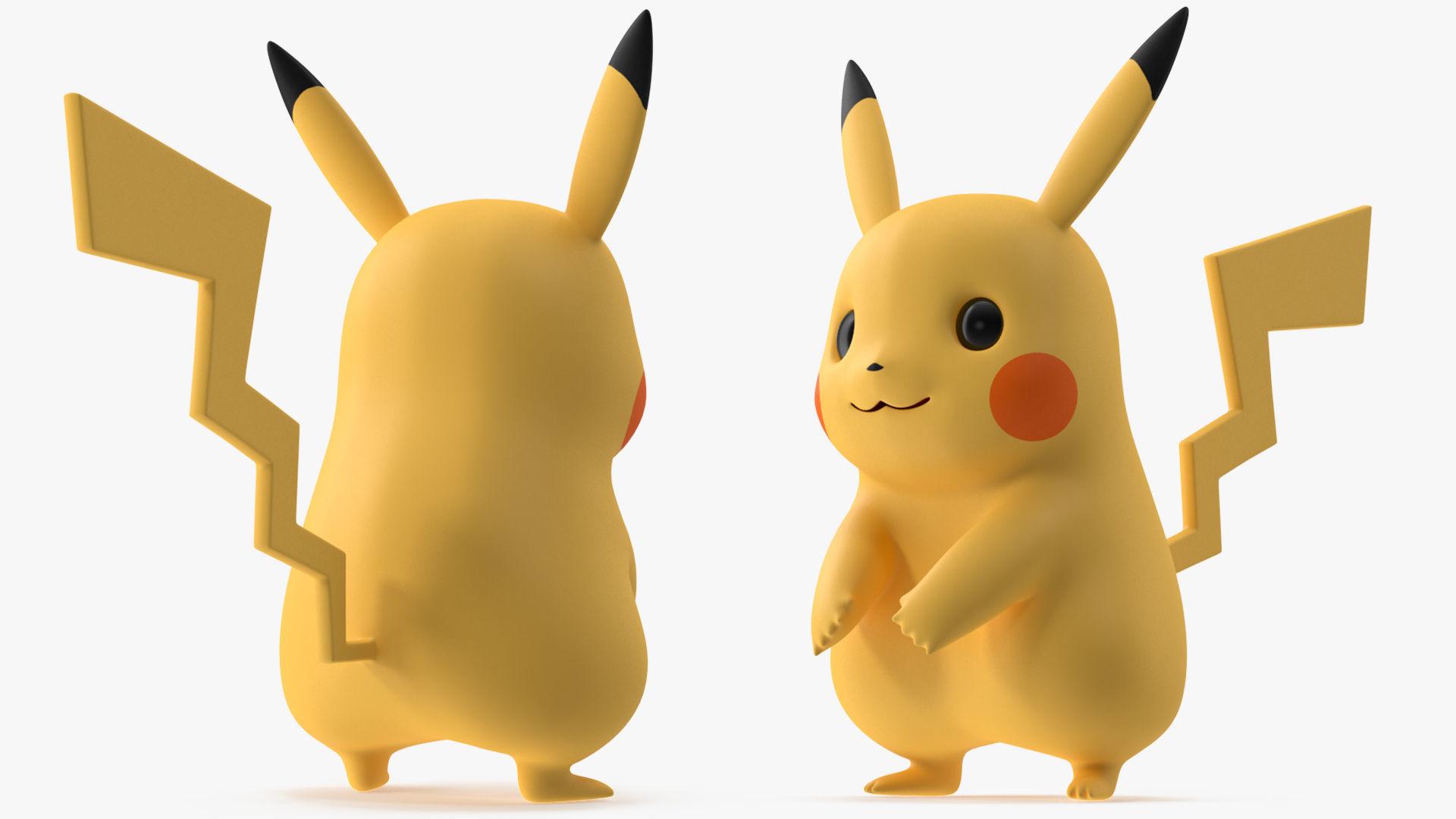 Cartoon Character Pikachu 3D model_6