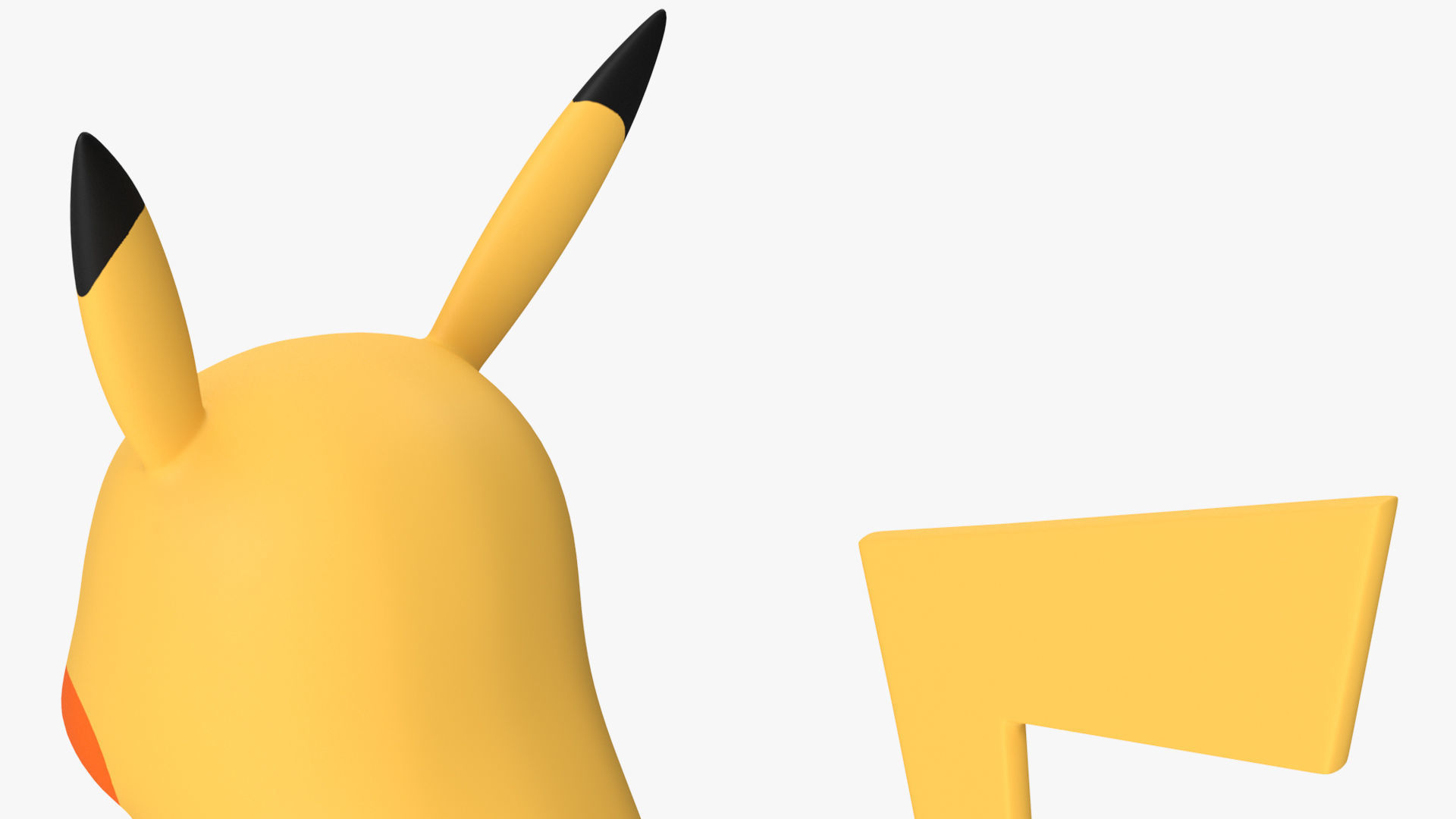 Cartoon Character Pikachu 3D model_9