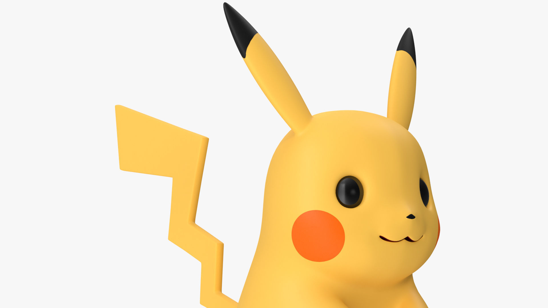 Cartoon Character Pikachu 3D model_8