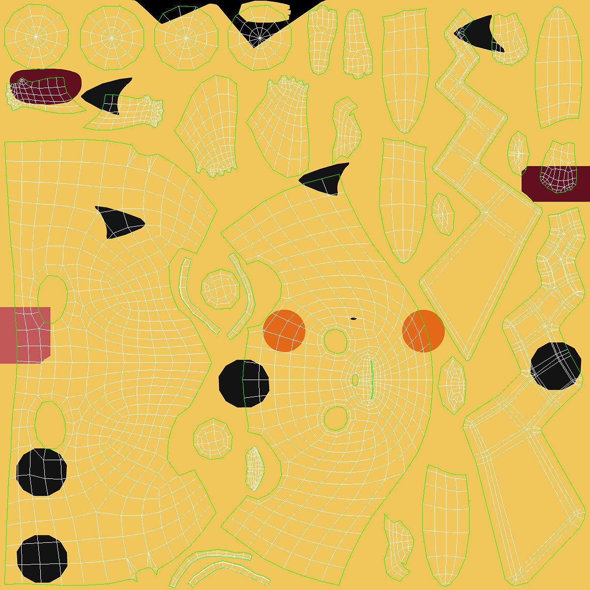 Cartoon Character Pikachu 3D model_15