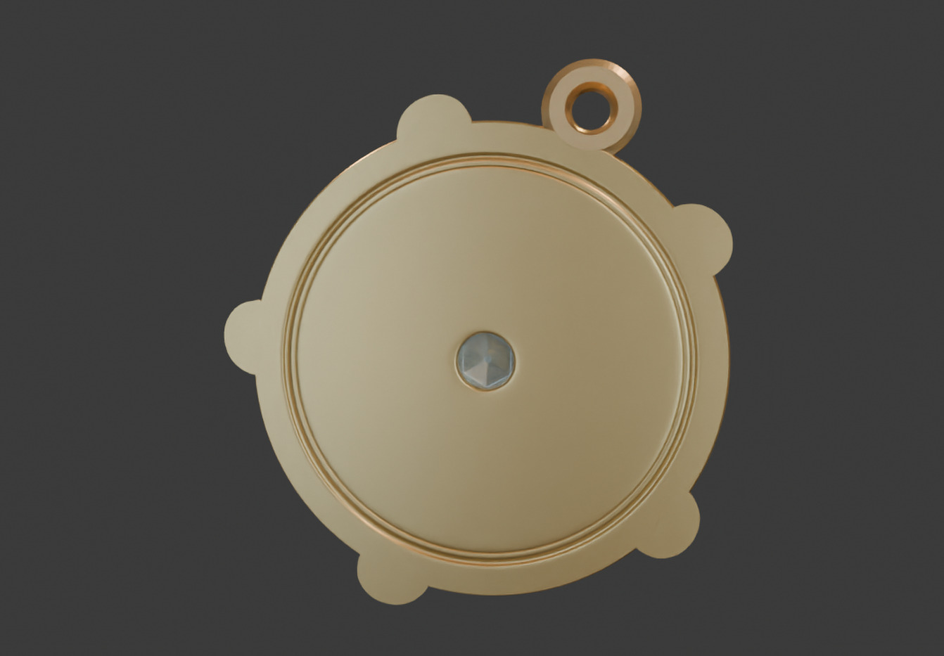 Krull Glaive Medallion 3D print model_6