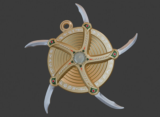 Krull Glaive Medallion 3D print model