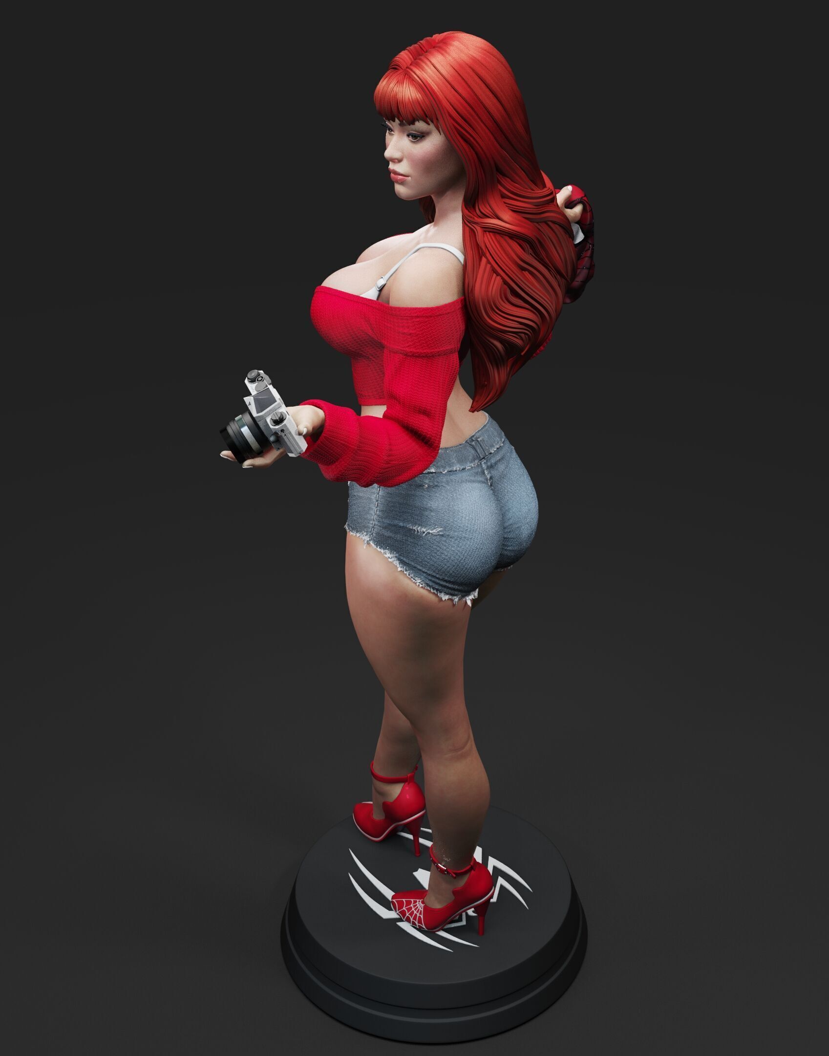 Mary Jane 3D print model_9