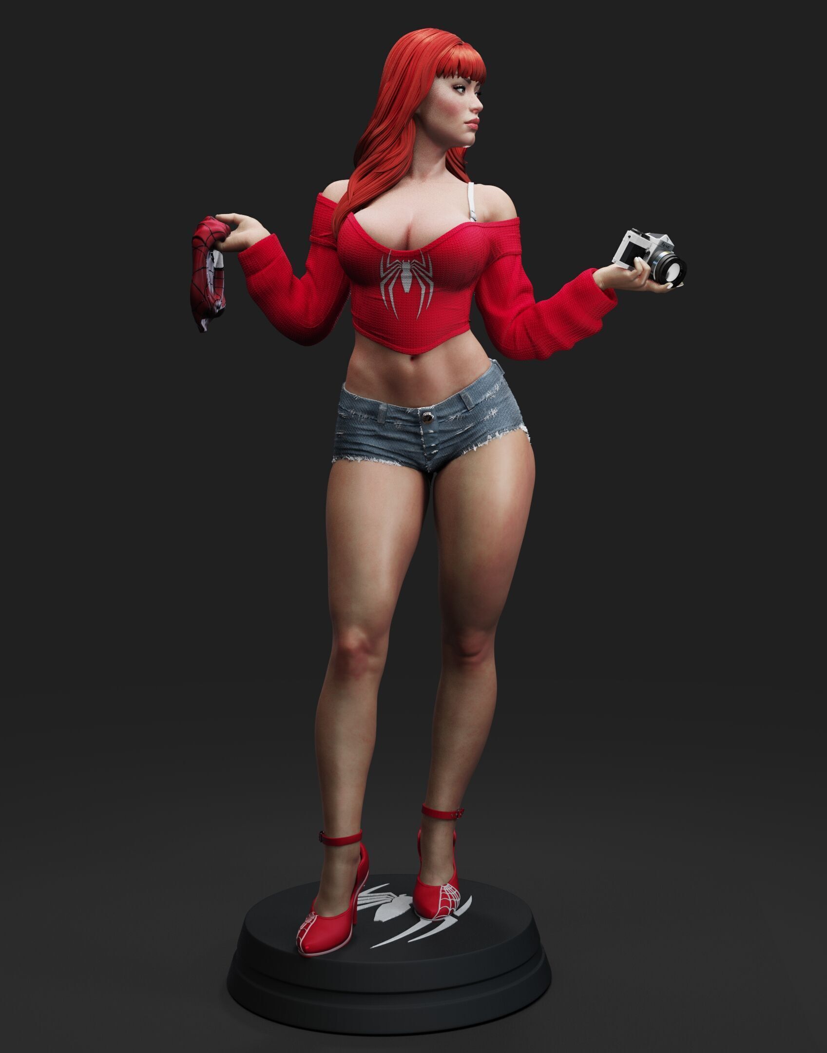 Mary Jane 3D print model_6