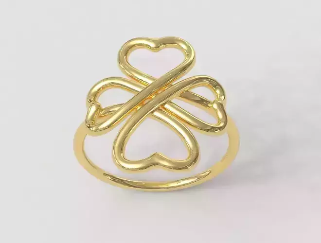 Clover Knot Ring
