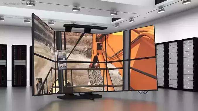 Screens for the Surface Mining Simulator