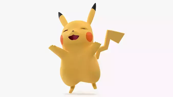 Pikachu Happy Pose 3D model