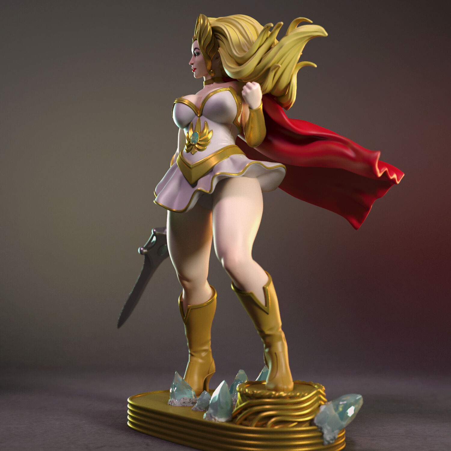 She-Ra from Masters of the Universe 3D print model_5