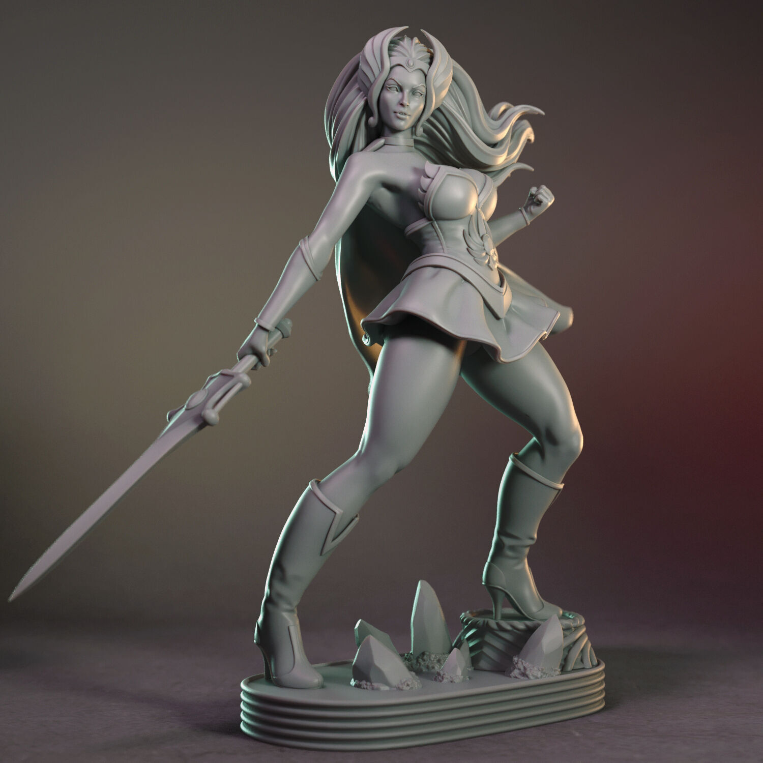 She-Ra from Masters of the Universe 3D print model_8