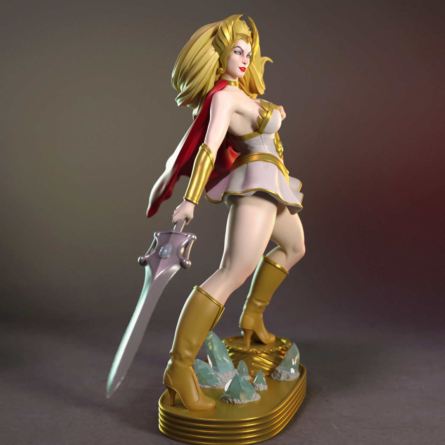 She-Ra from Masters of the Universe 3D print model_1
