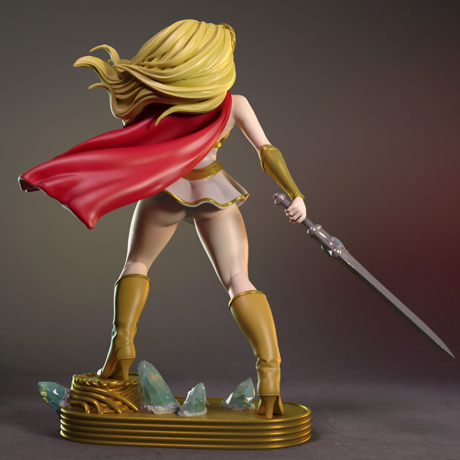 She-Ra from Masters of the Universe 3D print model_3