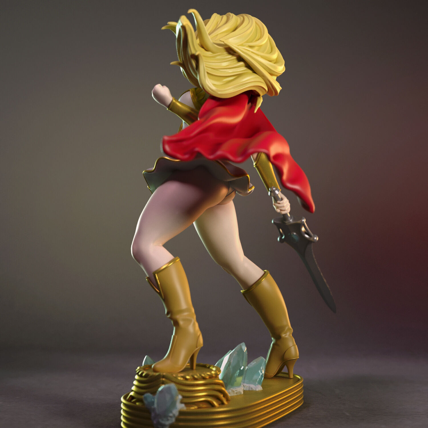 She-Ra from Masters of the Universe 3D print model_4