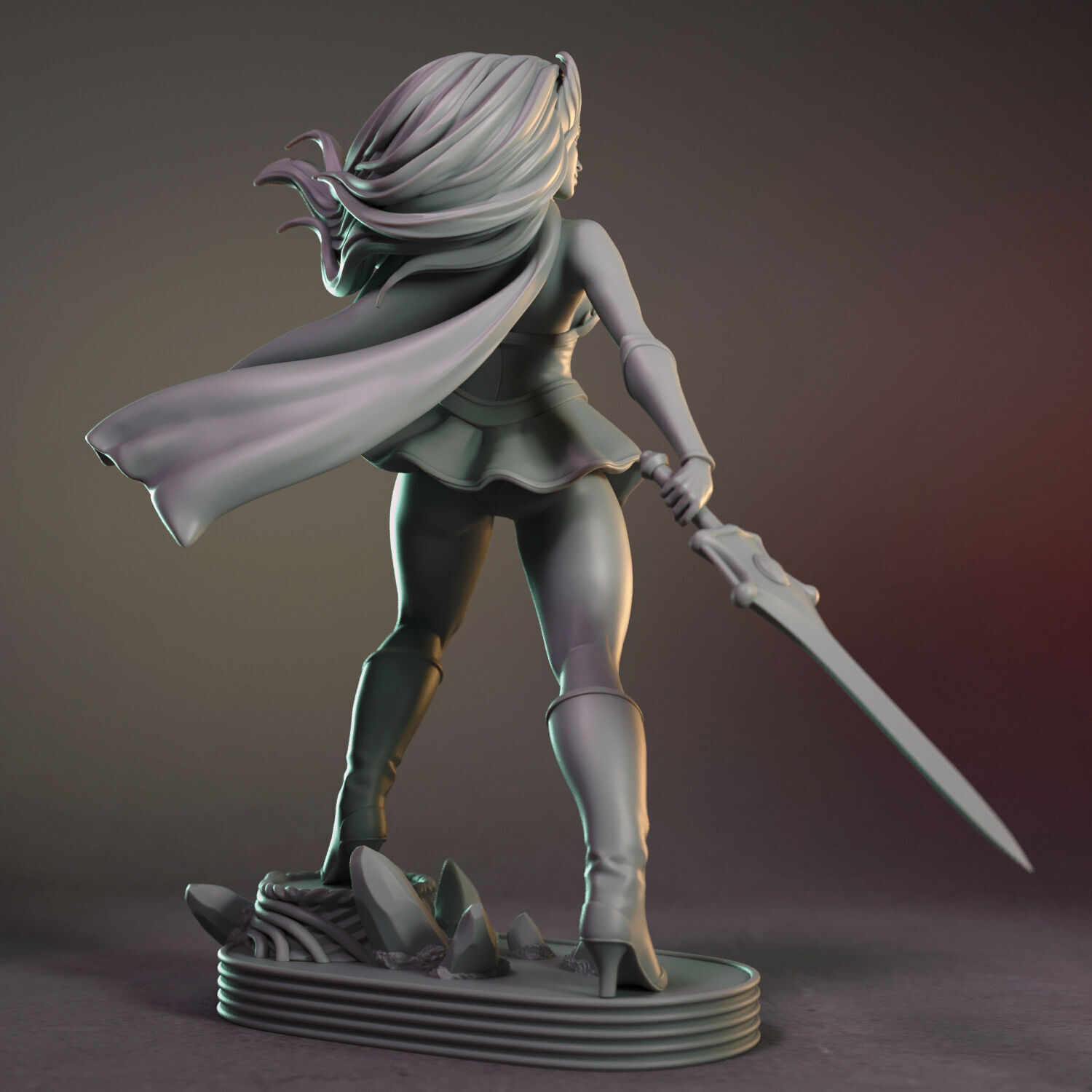 She-Ra from Masters of the Universe 3D print model_9