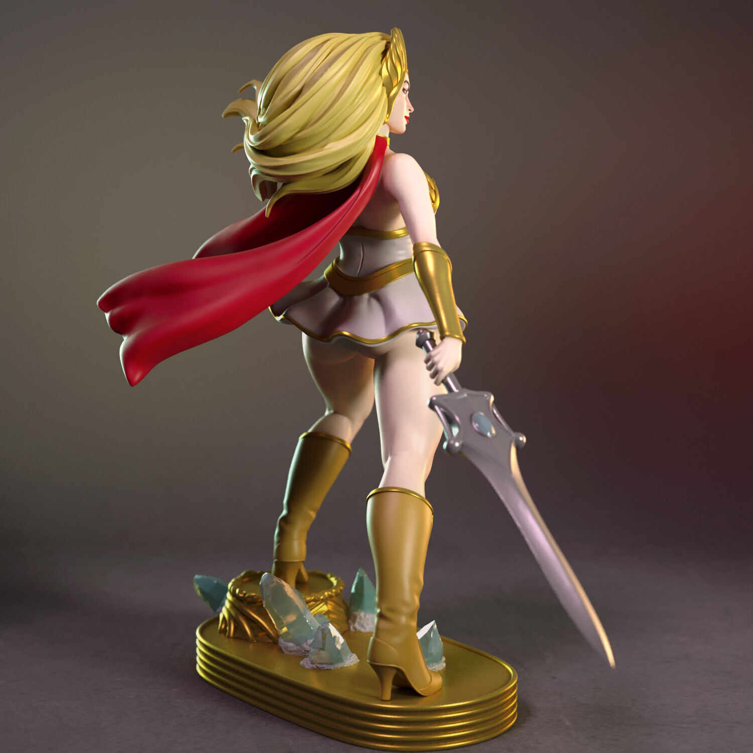 She-Ra from Masters of the Universe 3D print model_2