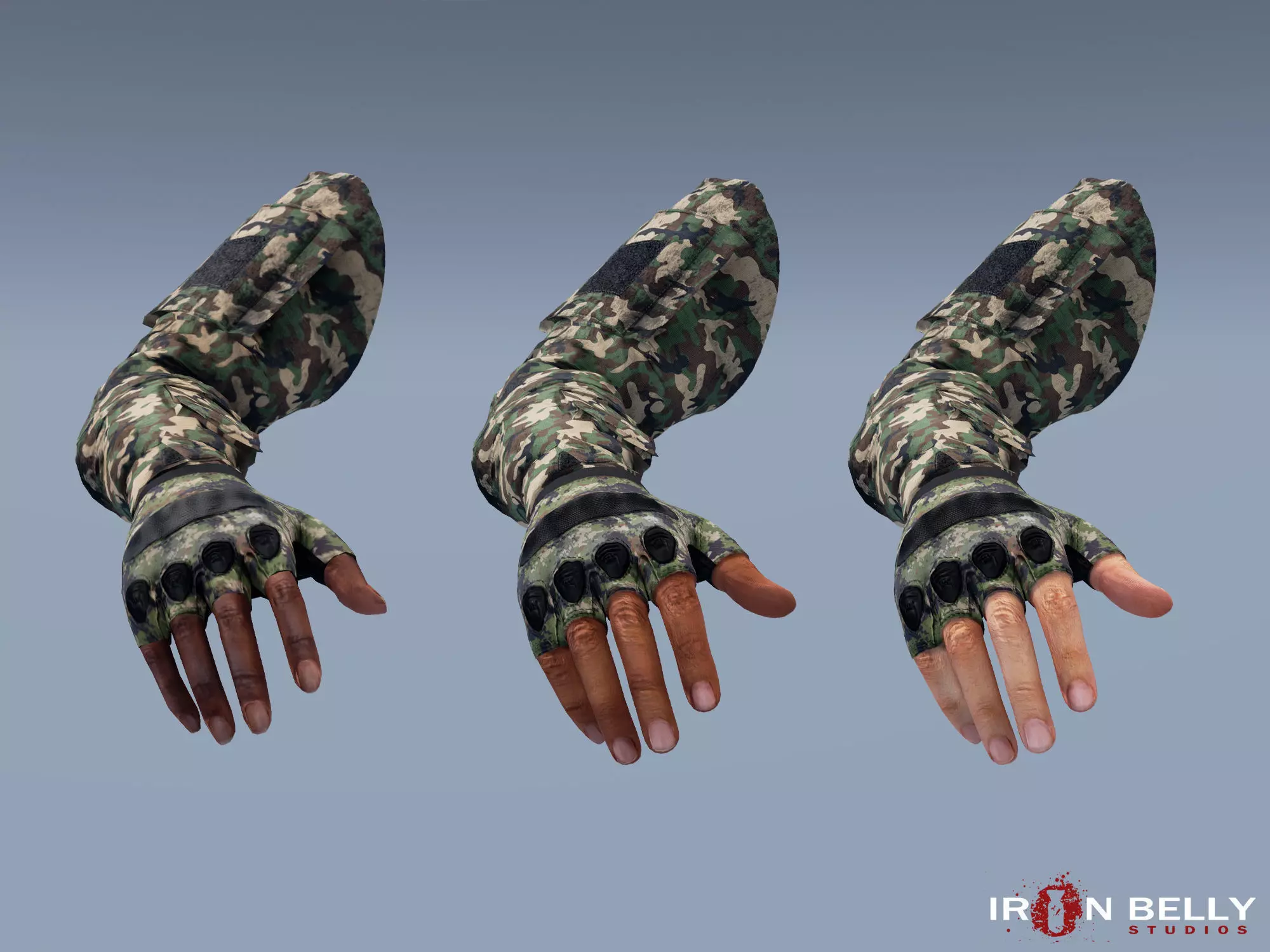 AAA Animated FP Arms Pack  Low-poly 3D model_0