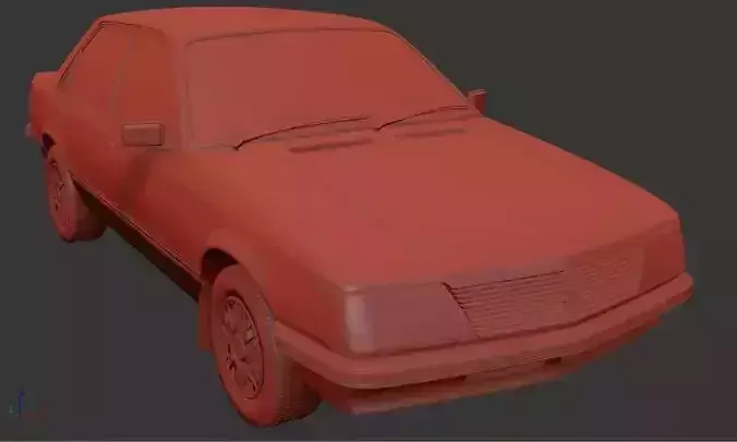 Holden Commodore Mk1 VH sedan 1981 3D print model