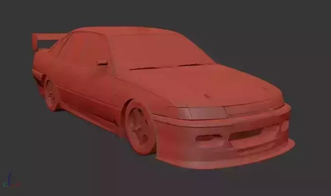 Holden Commodore Mk2f VP Touring Car 1993 3D print model