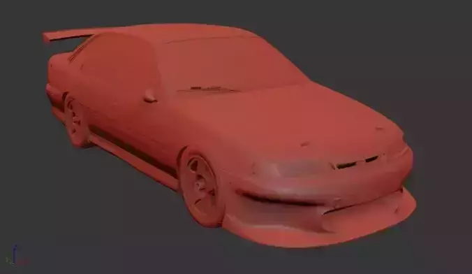 Holden Commodore Mk2f VR Race Car 1993 3D print model
