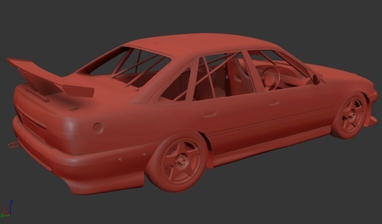 Holden Commodore Mk2f VR Race Car 1993 3D print model_1