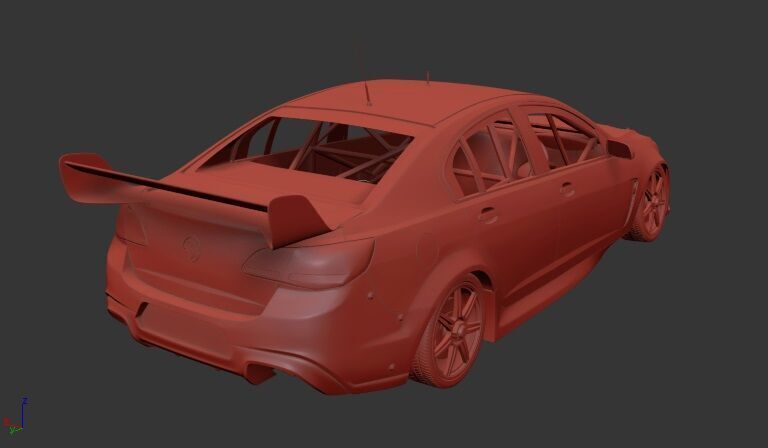 Holden Commodore Mk4 VF Supercar 2013 3D print model_1