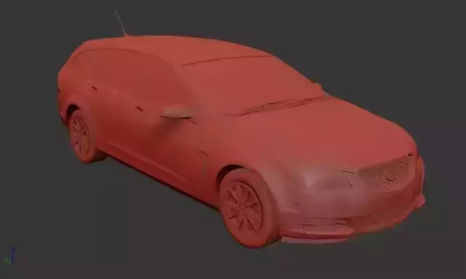 Holden Commodore Mk4f VF sportwagon Evoke 2013 3D print model