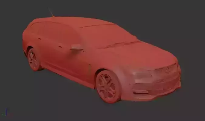 Holden Commodore Mk4f VF sportwagon SS V Redline 2015 3D print model