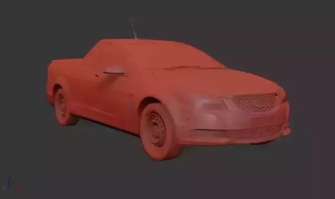 Holden Commodore Mk4f VF ute Evoke 2013 3D print model