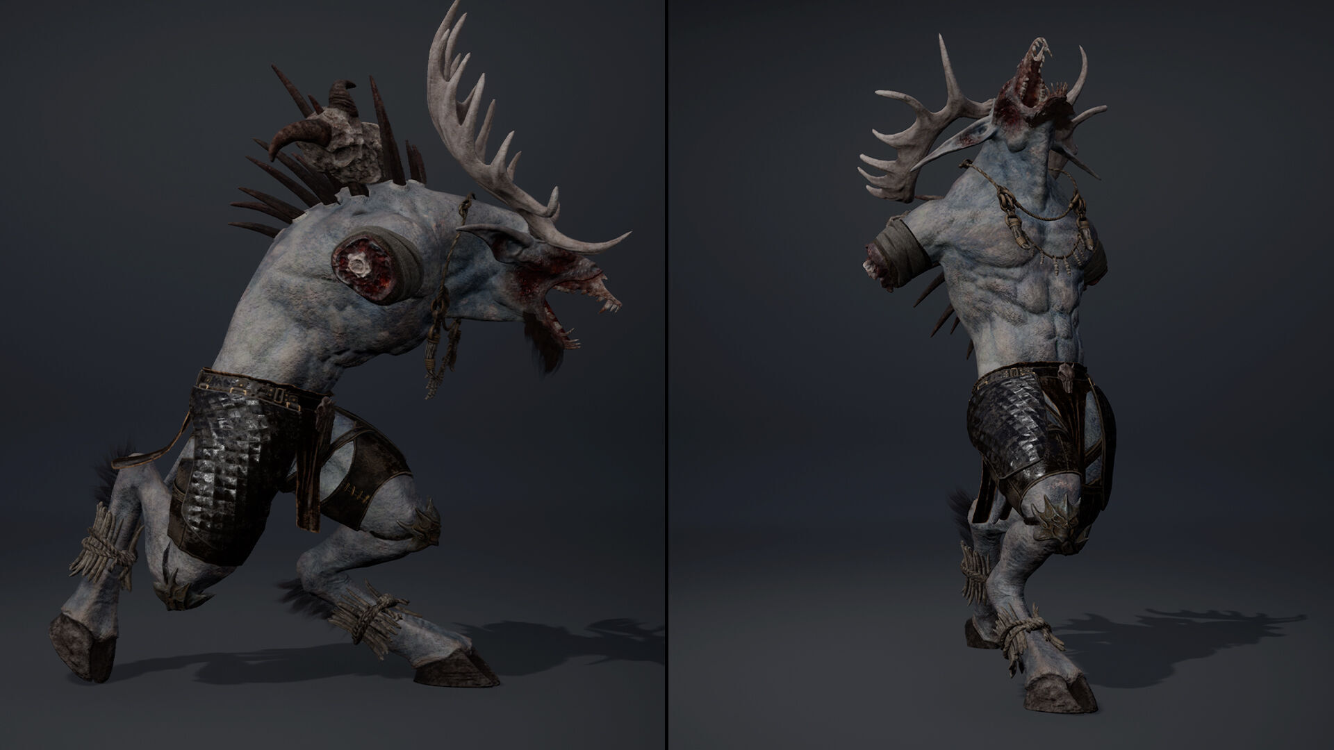 Shadowclaw NoArms Brutal Low-poly 3D model_8