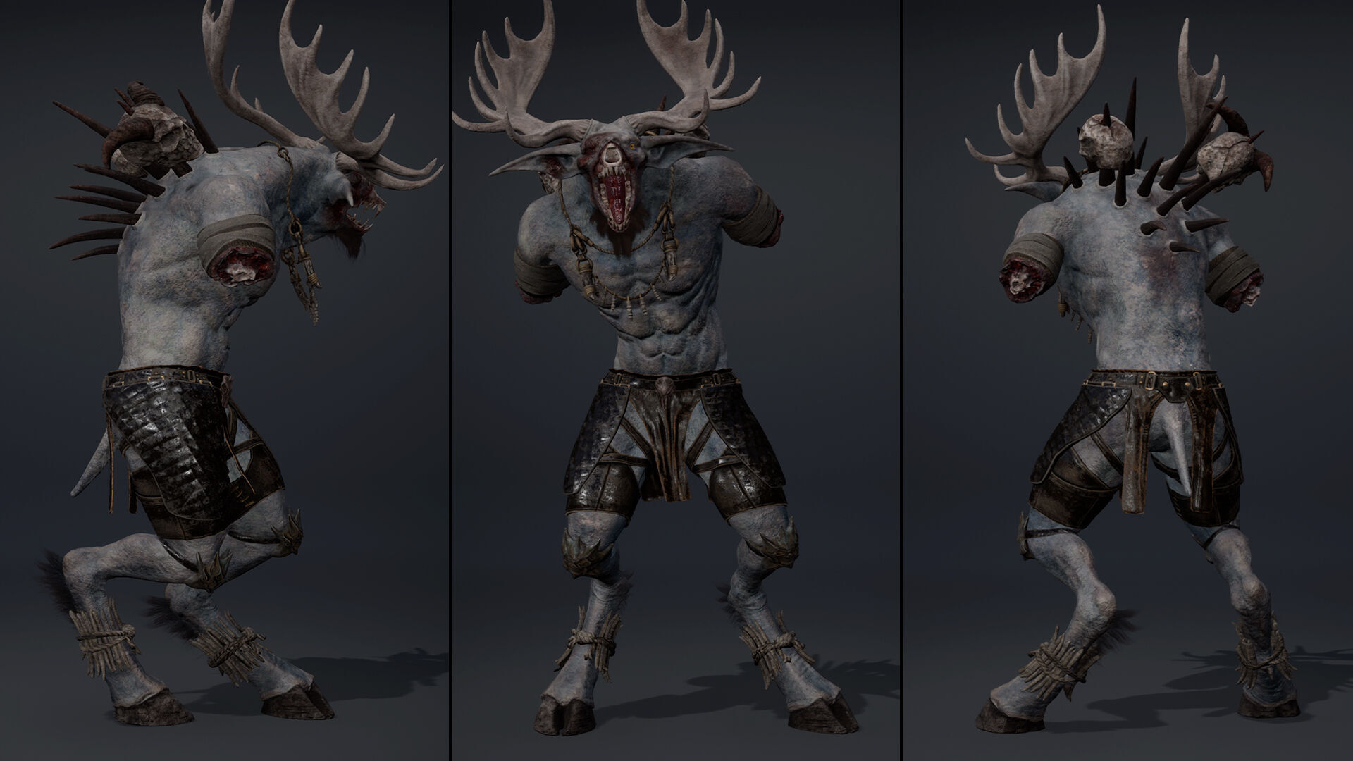 Shadowclaw NoArms Brutal Low-poly 3D model_5