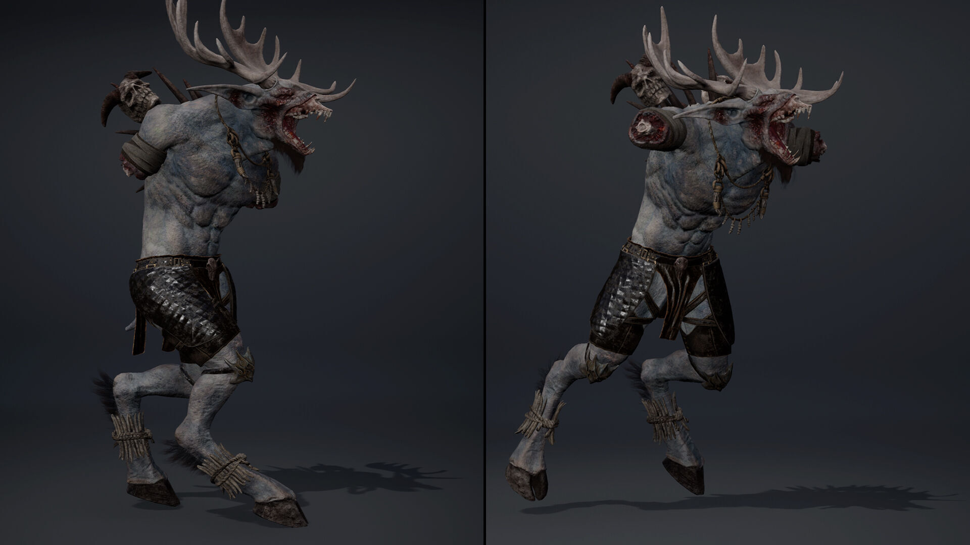 Shadowclaw NoArms Brutal Low-poly 3D model_10