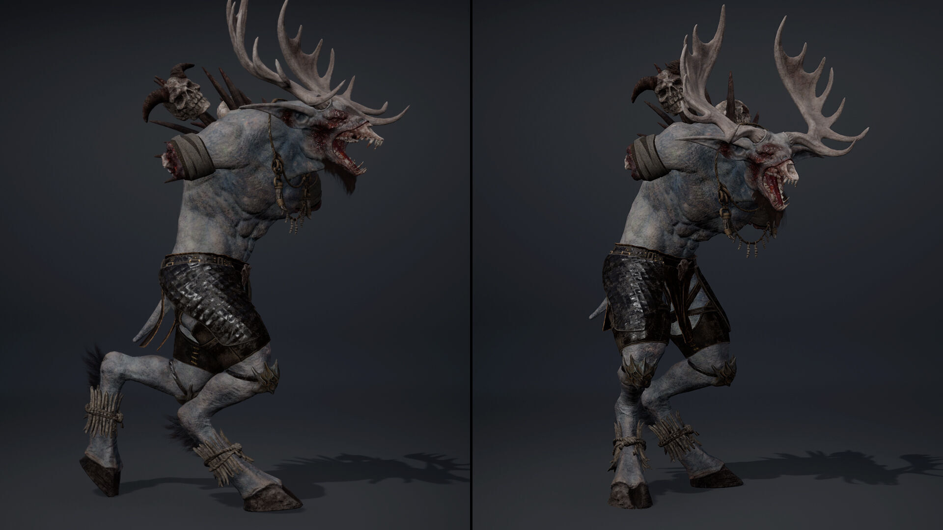 Shadowclaw NoArms Brutal Low-poly 3D model_7