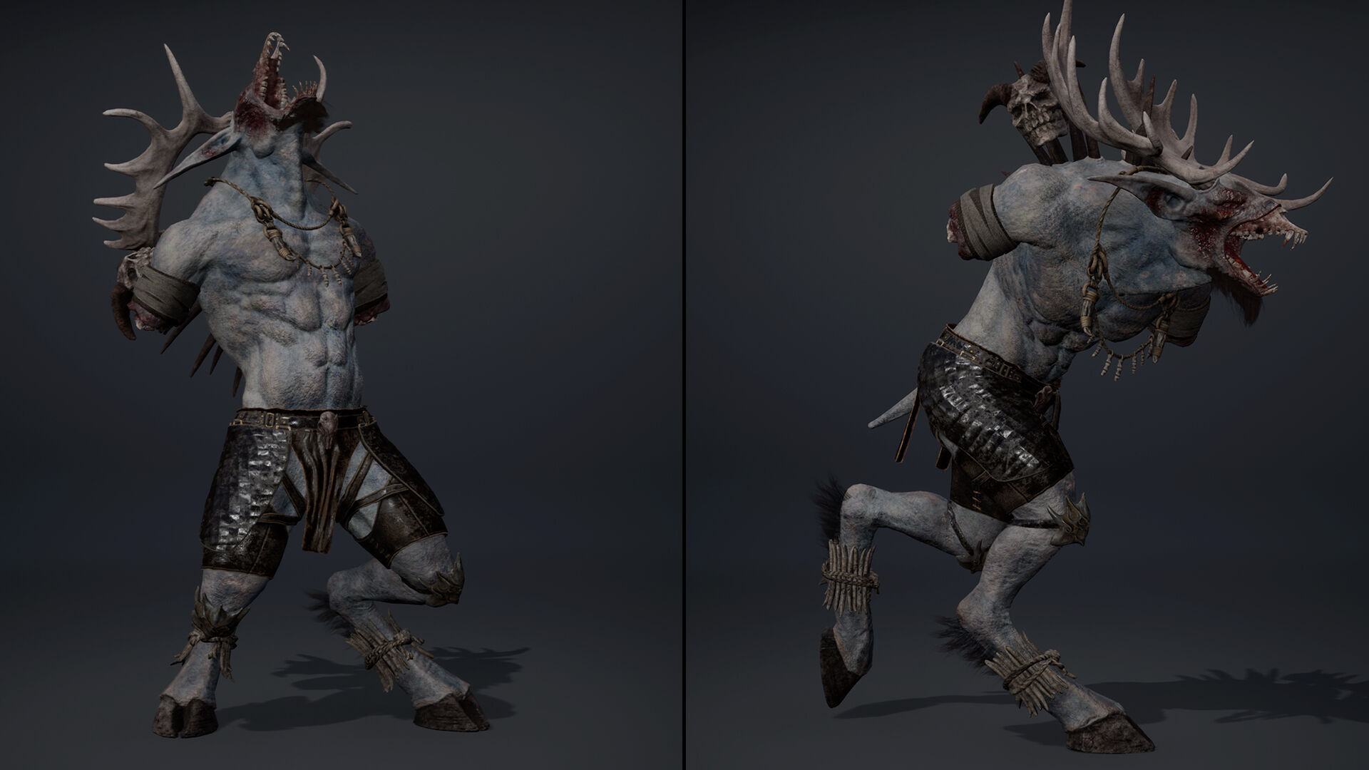 Shadowclaw NoArms Brutal Low-poly 3D model_11