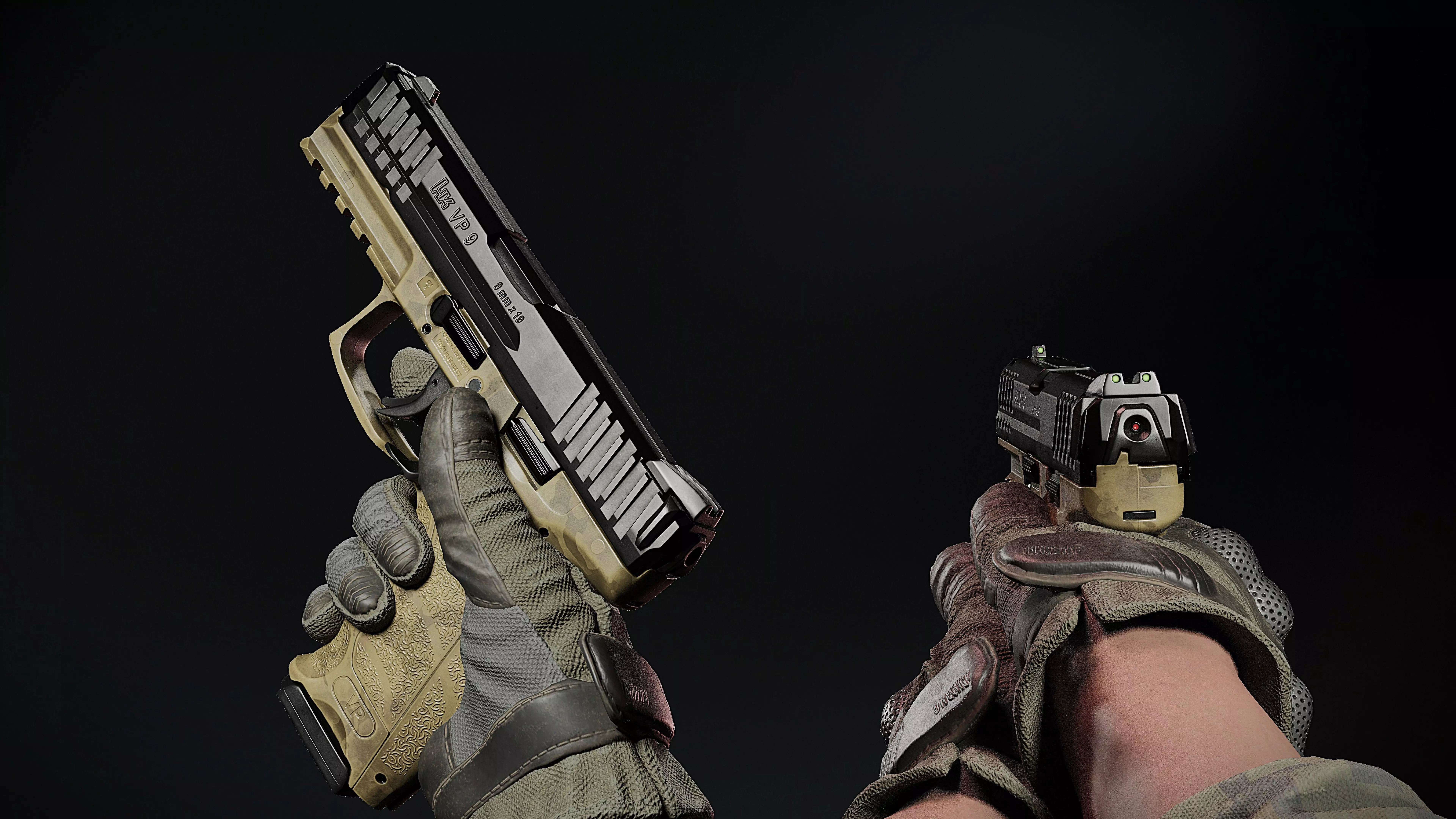 Hk VP9 Low-poly 3D model_12