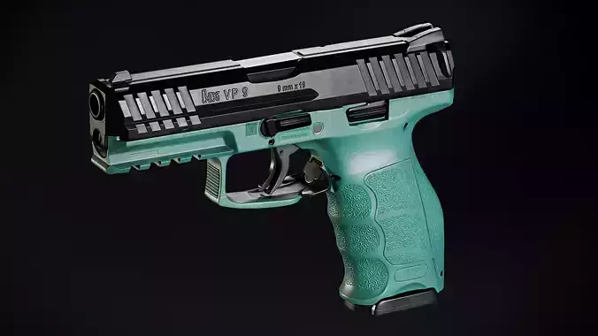 Hk VP9 Low-poly 3D model