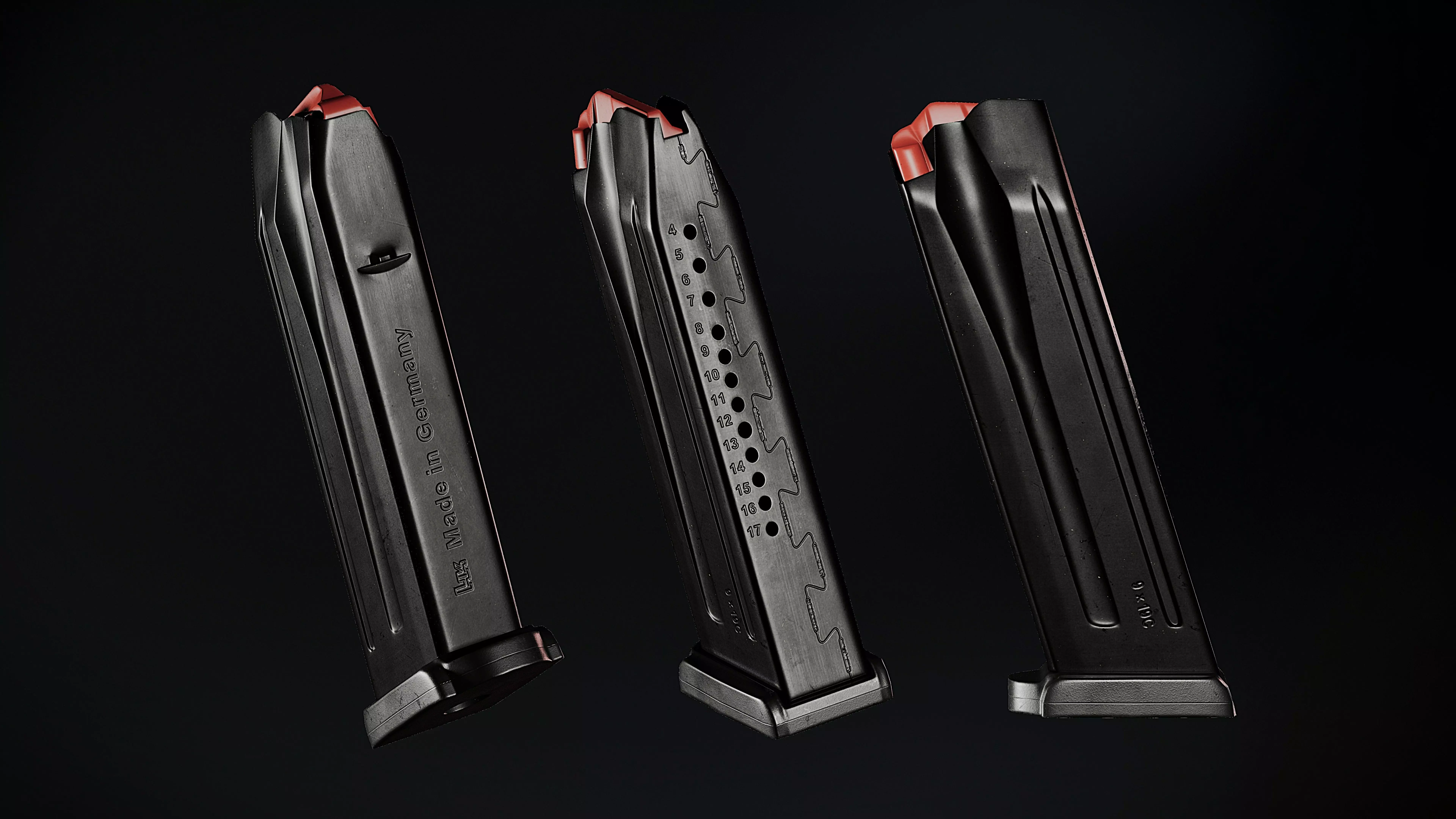 Hk VP9 Low-poly 3D model_9