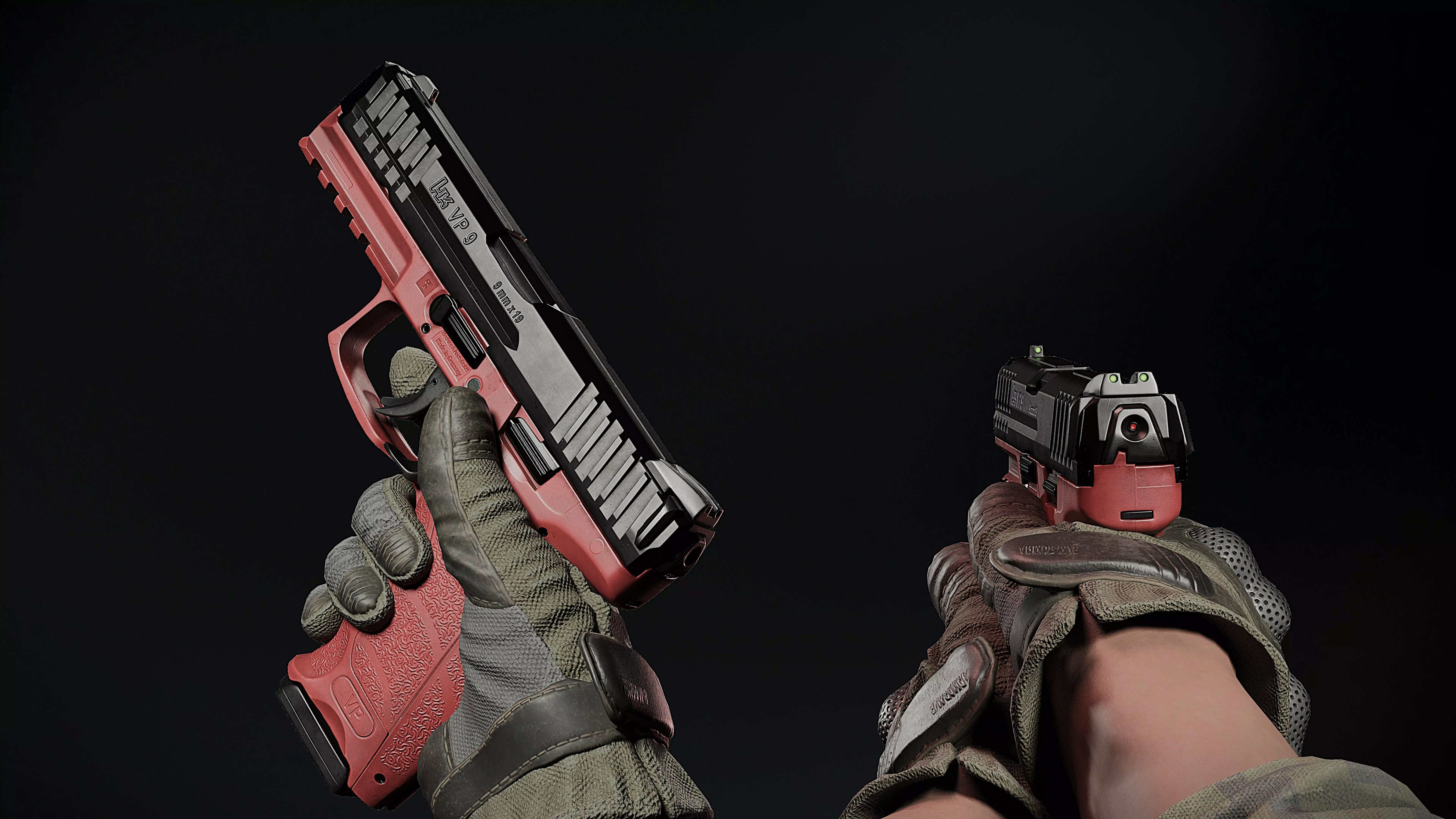 Hk VP9 Low-poly 3D model_13