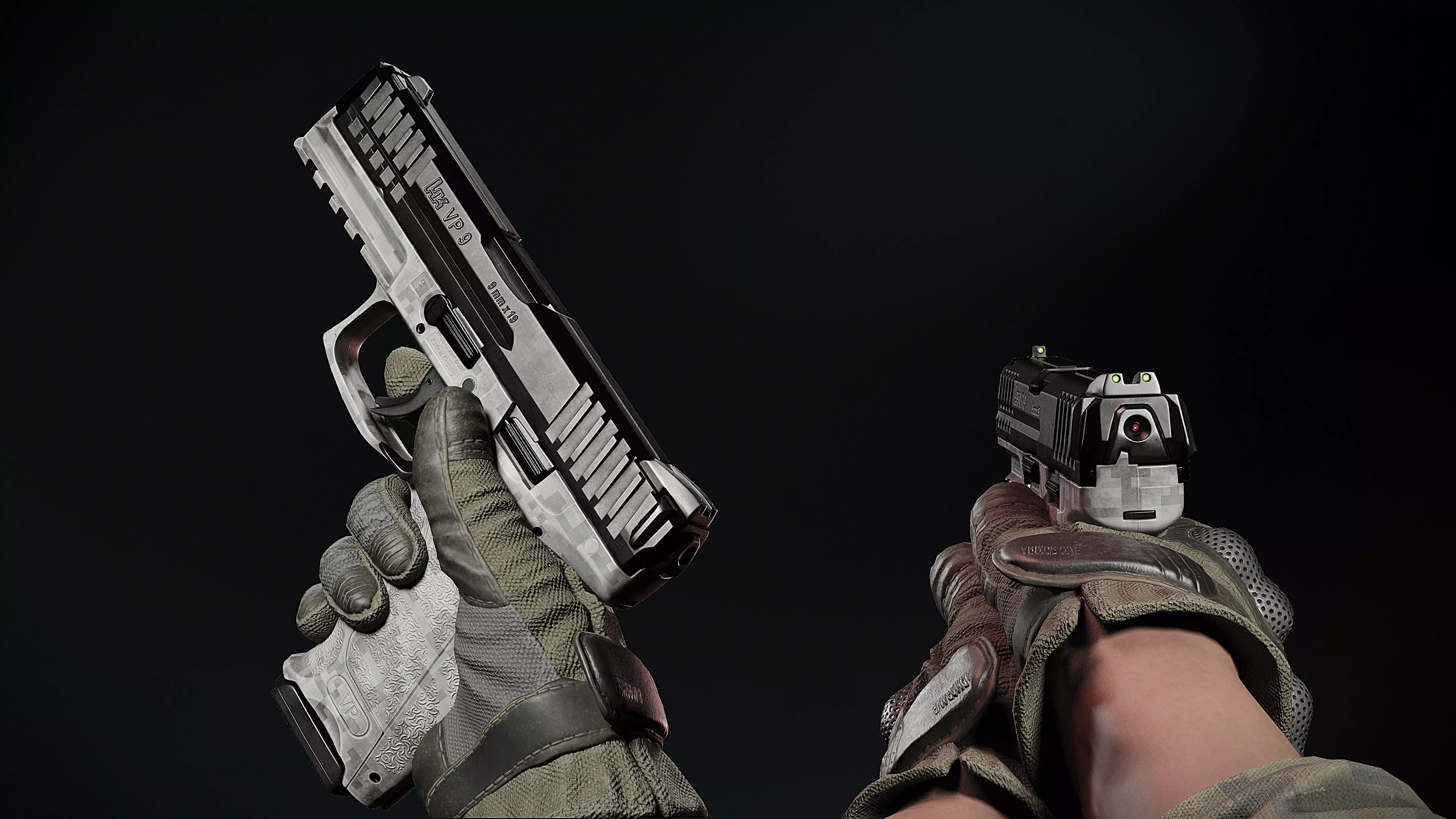 Hk VP9 Low-poly 3D model_14