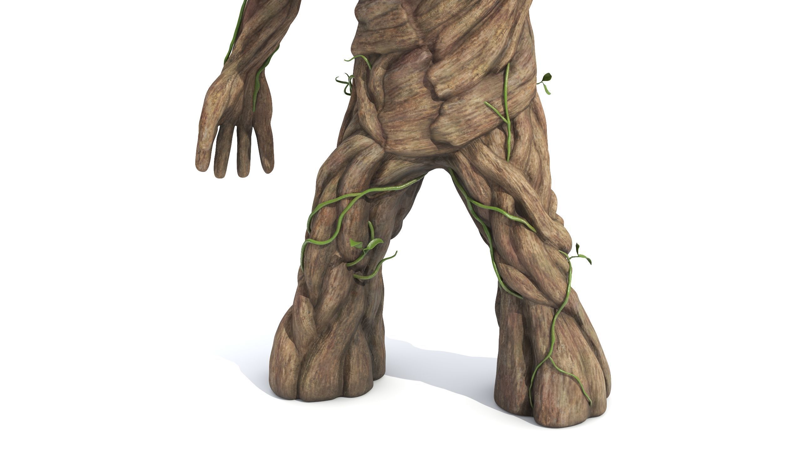 Groot Waving His Hand for 3D Print 3D print model_9