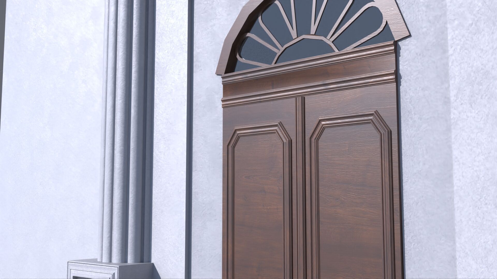 Haussmannian Style Residential Building 3D model_10