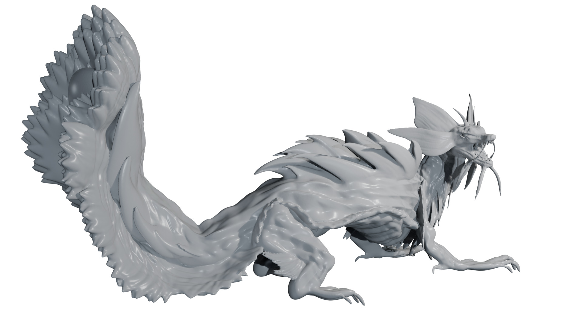 Mizutsune 3D Print from Monster Hunter series 3D print model_3