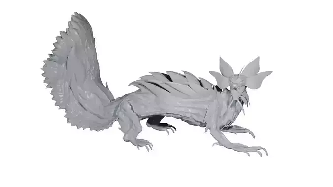 Mizutsune 3D Print from Monster Hunter series