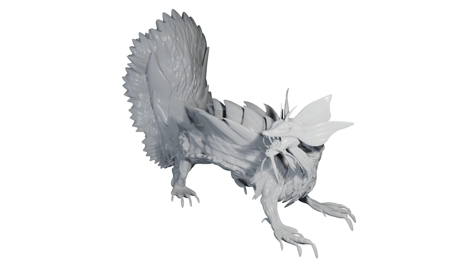 Mizutsune 3D Print from Monster Hunter series 3D print model_2