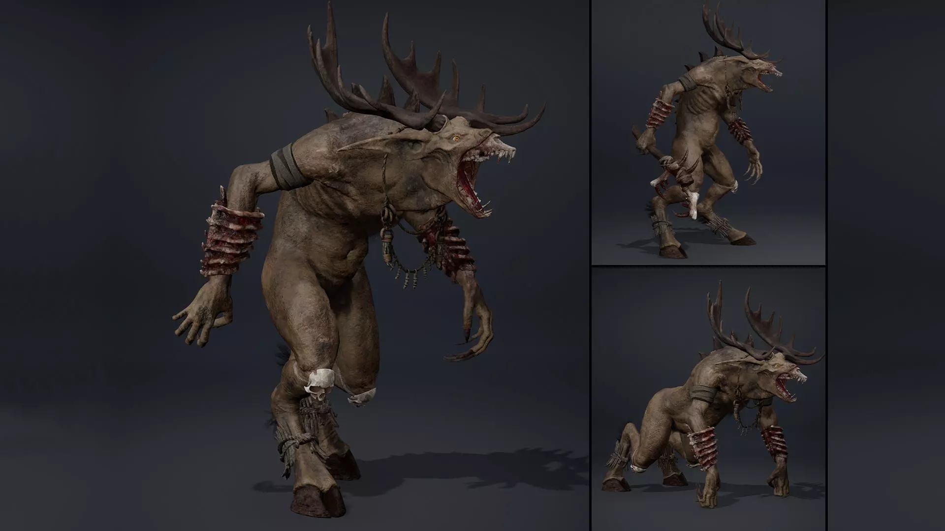 Shadowclaw Fatty Low-poly 3D model