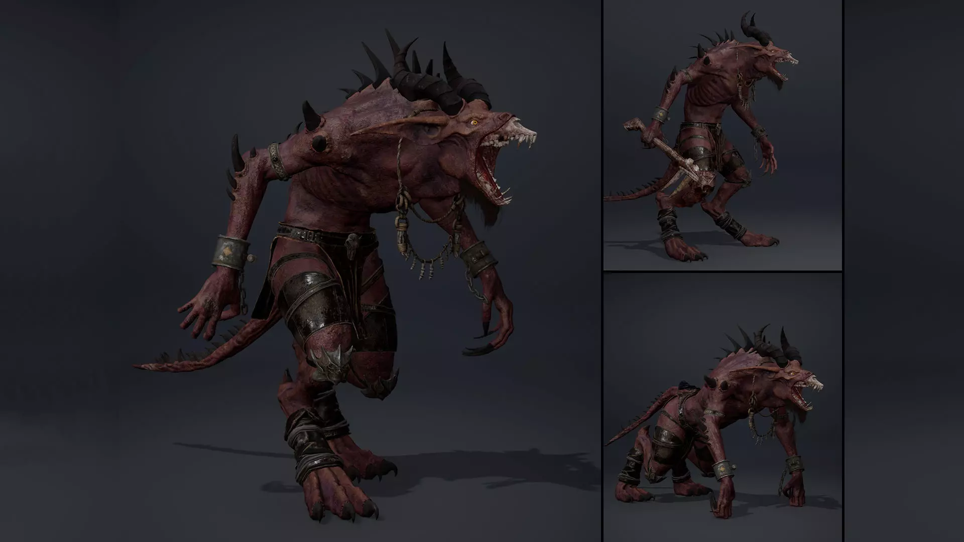 Shadowclaw Spicky Low-poly 3D model