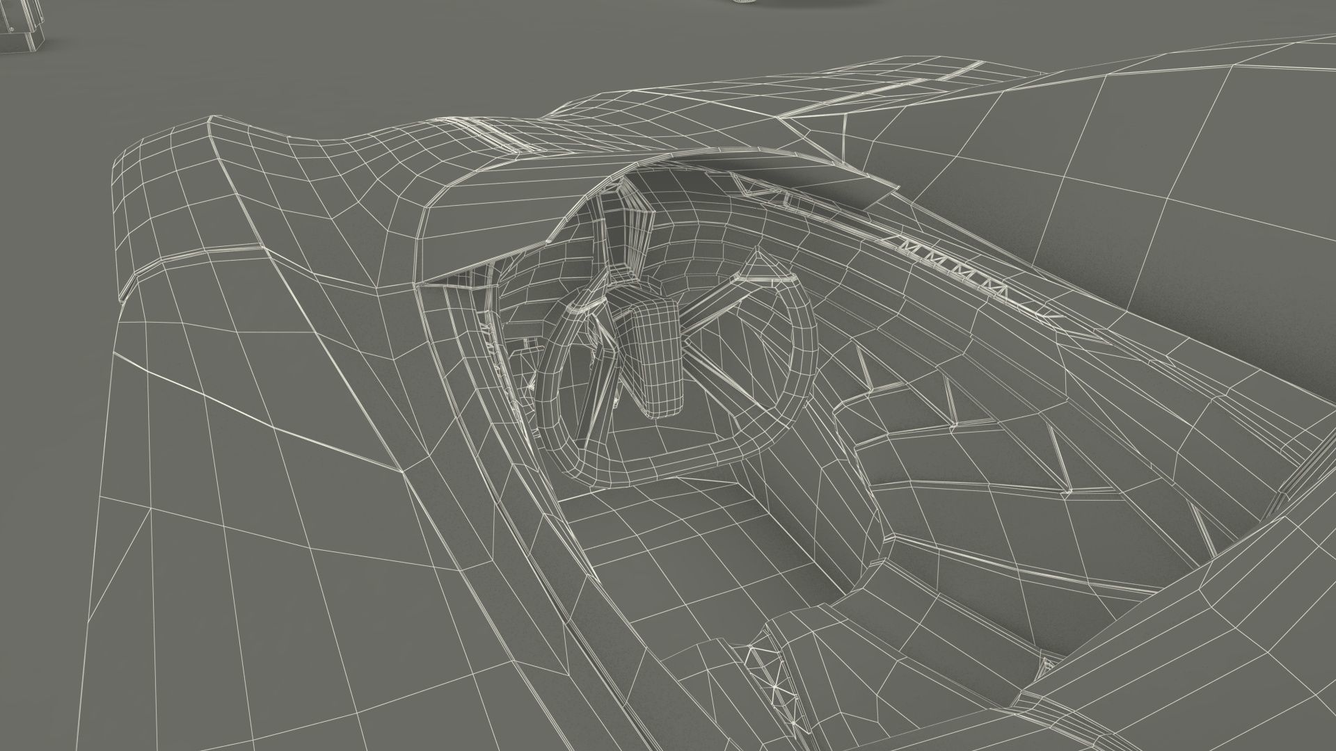 Filled Underground Parking 3D model_70