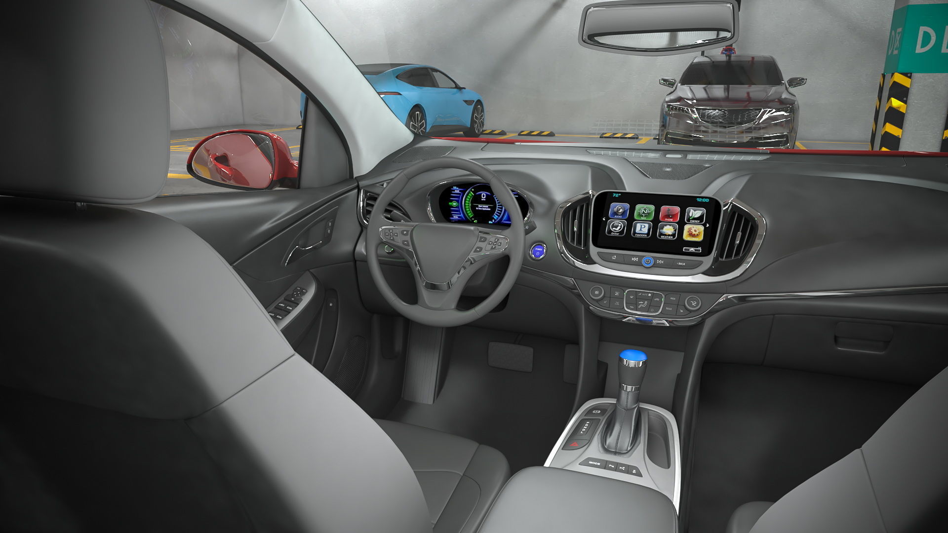 Filled Underground Parking 3D model_26